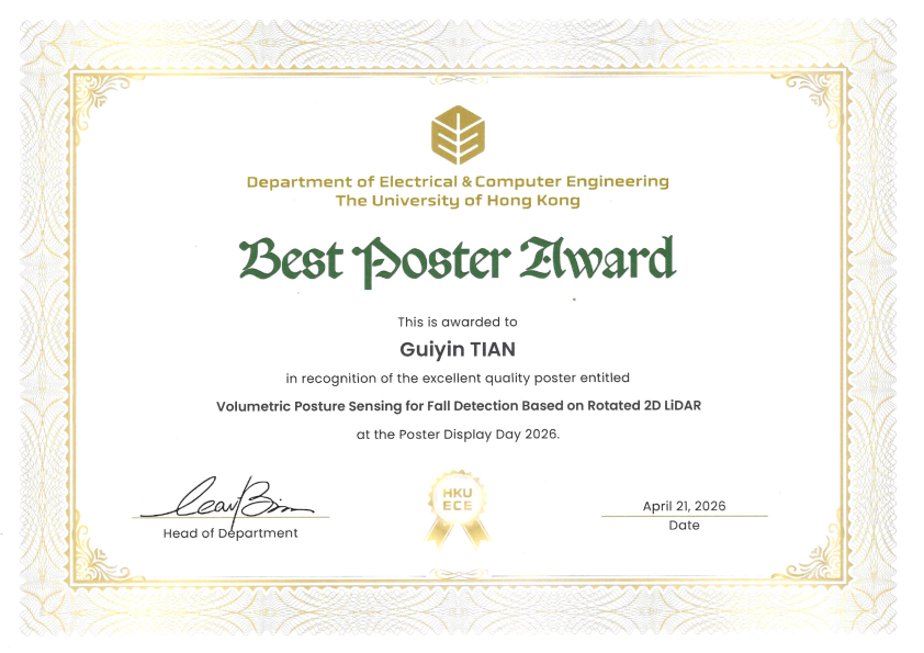 Best Poster Award certificate